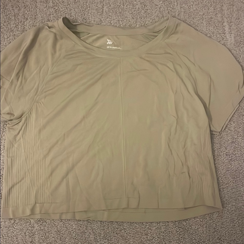 All in Motion Sage Green Women's Short Sleeve Tee
